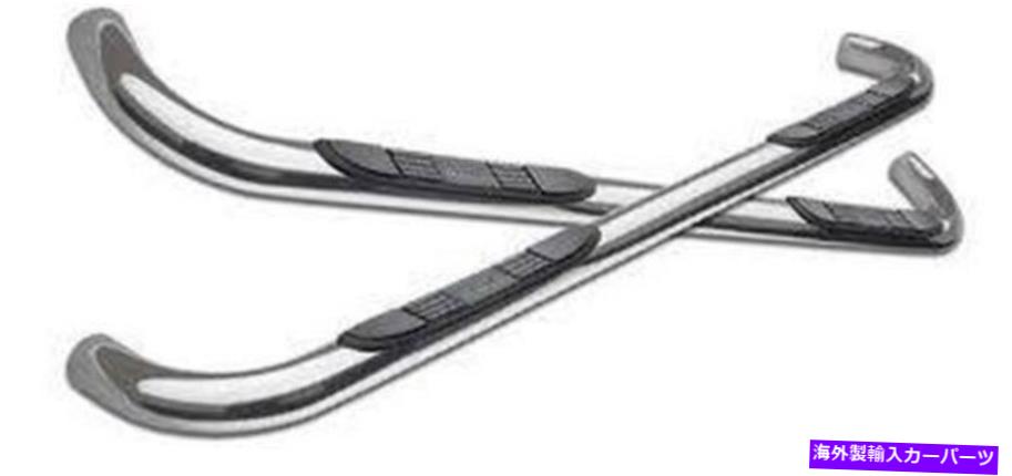 Nerf Bar ウェスティン23-3860 Eシリーズステンレスサイドナーフバーシルバードシエラクルーキャブ（$ 298 Westin 23-3860 E-Series Stainless Side Nerf Bars Silverado Sierra Crew Cab ($298【並行輸入品】｜Us Custom Parts Shop USDM