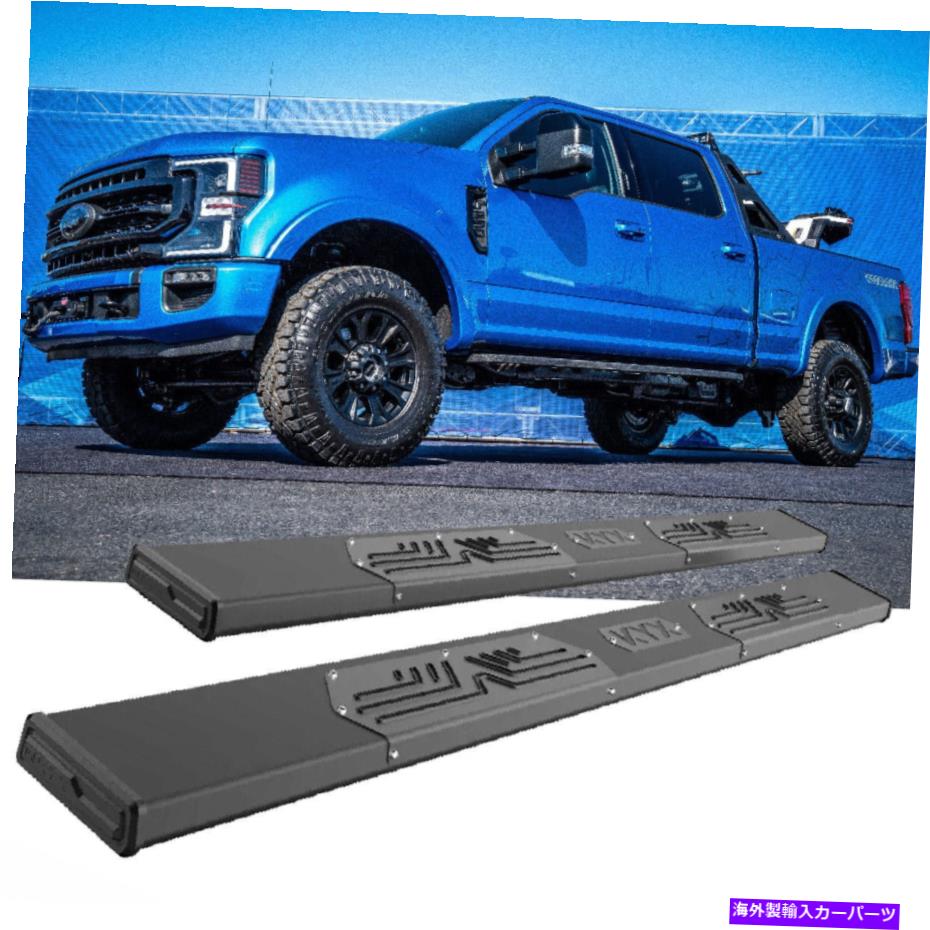 Nerf Bar 2015-2022 Ford F-150 F250 Super Crew Cab Nerf Bars Running Boards For 2015-2022 Ford F-150 F250 Super Crew Cab Nerf Bars Side Steps Running Boards【並行輸入品】