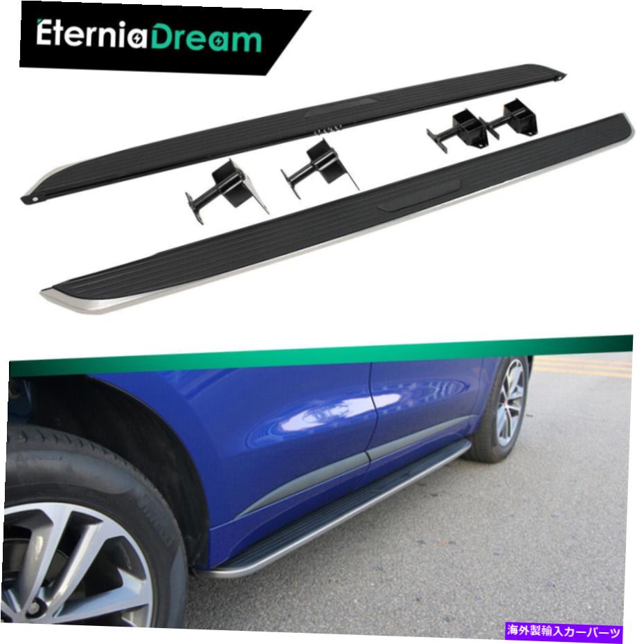Nerf Bar ジャガーFペース2017-2023プラットフォームに適したボードを実行するサイドステップnerfバー Side Steps Running Boards Nerf Bars Fit for Jaguar F-PACE 2017-2023 Platform【並行輸入品】