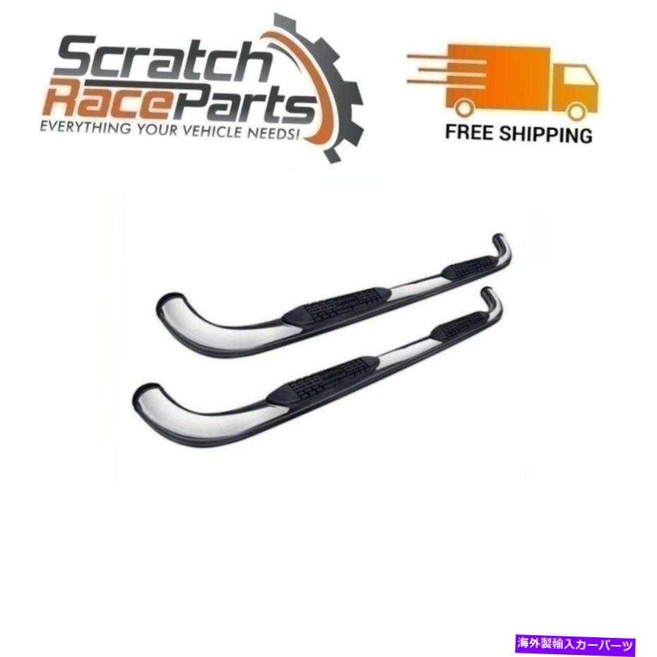 Nerf Bar PROMAXX AUTOMOTIVE POLISH ROUND NERF BAR FITS 88-98 GMCピックアップ/シボレーピックアップ3 '' ProMaxx Automotive Polish Round Nerf Bar Fits 88-98 GMC Pickup/ Chevy Pickup 3''【並行輸入品】