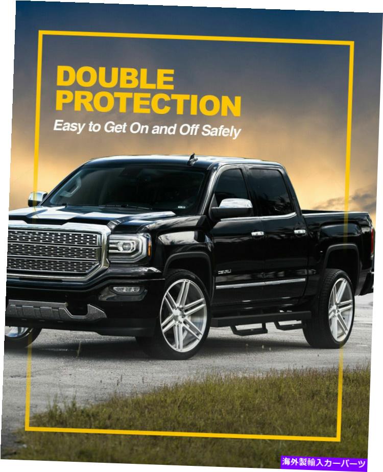 Nerf Bar 2007-2018のランニングボードシルバラードGMCシエラ拡張キャブサイドステップナーフバー Running Board FOR 2007-2018 Silverado GMC Sierra Extended Cab Side Step Nerf Bar【並行輸入品】｜Us Custom Parts Shop USDM