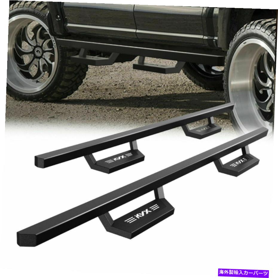 Nerf Bar シルバラード/シエラ1500拡張タクシー2007-18ネルフバーサイドステップランニングボード For Silverado/Sierra 1500 Extended Cab 2007-18 Nerf Bar Side Step Running Board【並行輸入品】