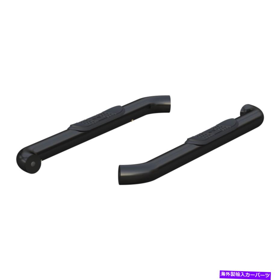 Nerf Bar 牡羊座3インチラウンドブラックナーフバー2015-22フォードF-150標準キャブのサイドステップ Aries 3in Round Black Nerf Bars Side Steps for 2015-22 Ford F-150 Standard Cab【並行輸入品】