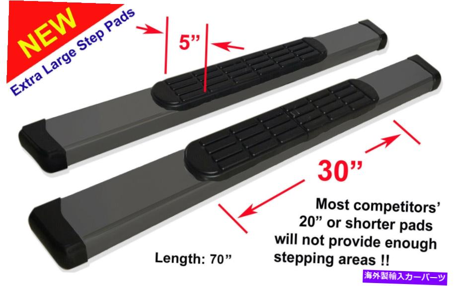 Nerf Bar フィット04-12シボレーコロラド拡張キャブランニングボードnerf barsステップバーブラック Fits 04-12 Chevy Colorado Extended Cab Running Boards Nerf Bars Step Bar Black【並行輸入品】 101,860円