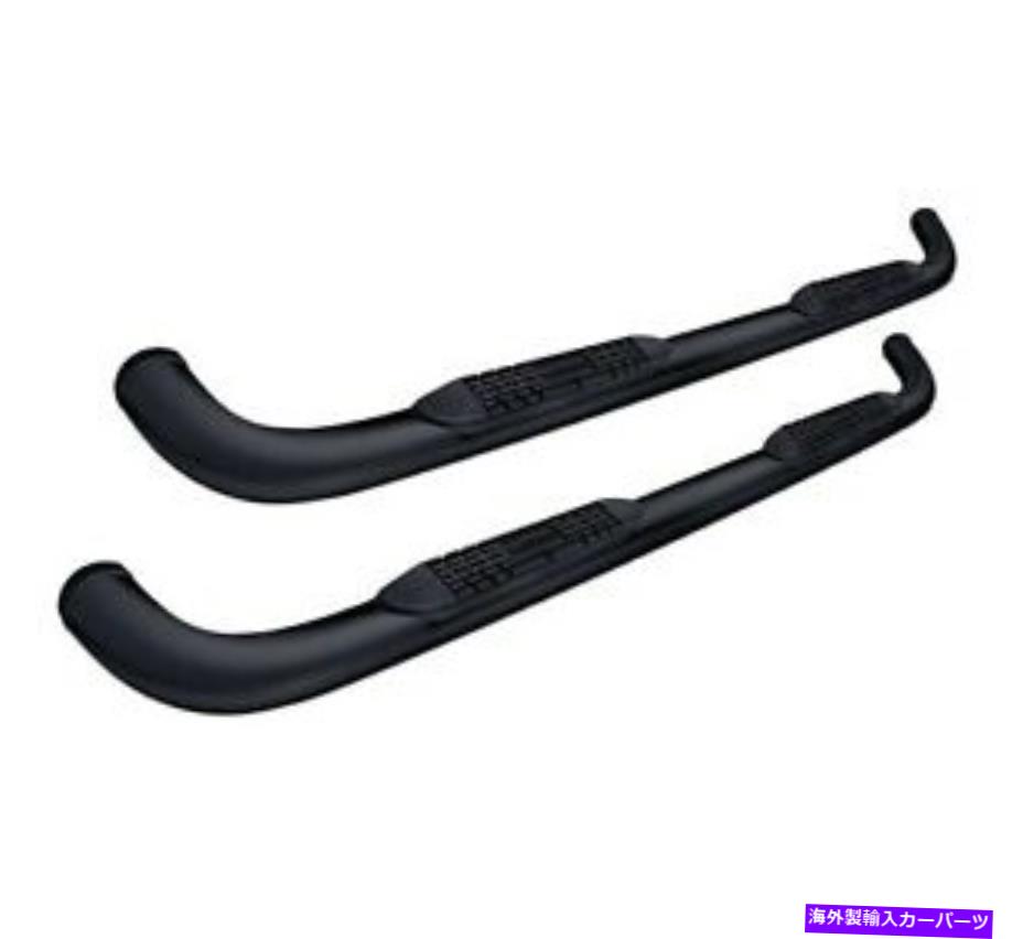 Nerf Bar 01-18シルバラド/シエラ3 ''ブラックラウンドナーフバーのPROMAXX AUTOMOTIVE -11116B ProMaxx Automotive For 01-18 Silverado/Sierra 3'' Black Round Nerf Bars - 11116B【並行輸入品】