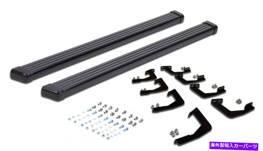 Nerf Bar 07-18トヨタツンドラダブルキャブクルーキャブブラックランニングサイドステップボードnerfバー 07-18 Toyota Tundra Double Cab Crew Cab Black Running Side Step Boards Nerf Bar【並行輸入品】