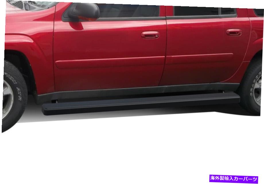 Nerf Bar iboardボード4インチブラックフィット04-06シボレートレイルブレイザーext（02-06 GMC Envoy XL XUV） iBoard Boards 4in Black Fit 04-06 Chevy Trailblazer EXT(02-06 GMC Envoy XL XUV)【並行輸入品】｜Us Custom Parts Shop USDM