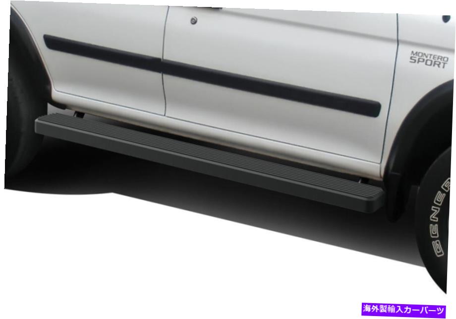 Nerf Bar iboardランニングボード5インマットブラックフィット99-03 Mitsubishi Montero Pajeroスポーツ iBoard Running Boards 5in Matte Black Fit 99-03 Mitsubishi Montero Pajero Sport【並行輸入品】 100,210円