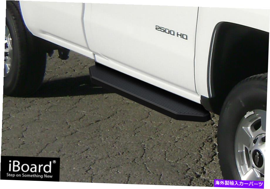 Nerf Bar ブラック6 "iboardサイドステップナーフバーフィット99-07シルバラードシエラレギュラーキャブ Black 6" iBoard Side Step Nerf Bar Fit 99-07 Silverado Sierra Regular Cab【並行輸入品】｜Us Custom Parts Shop USDM