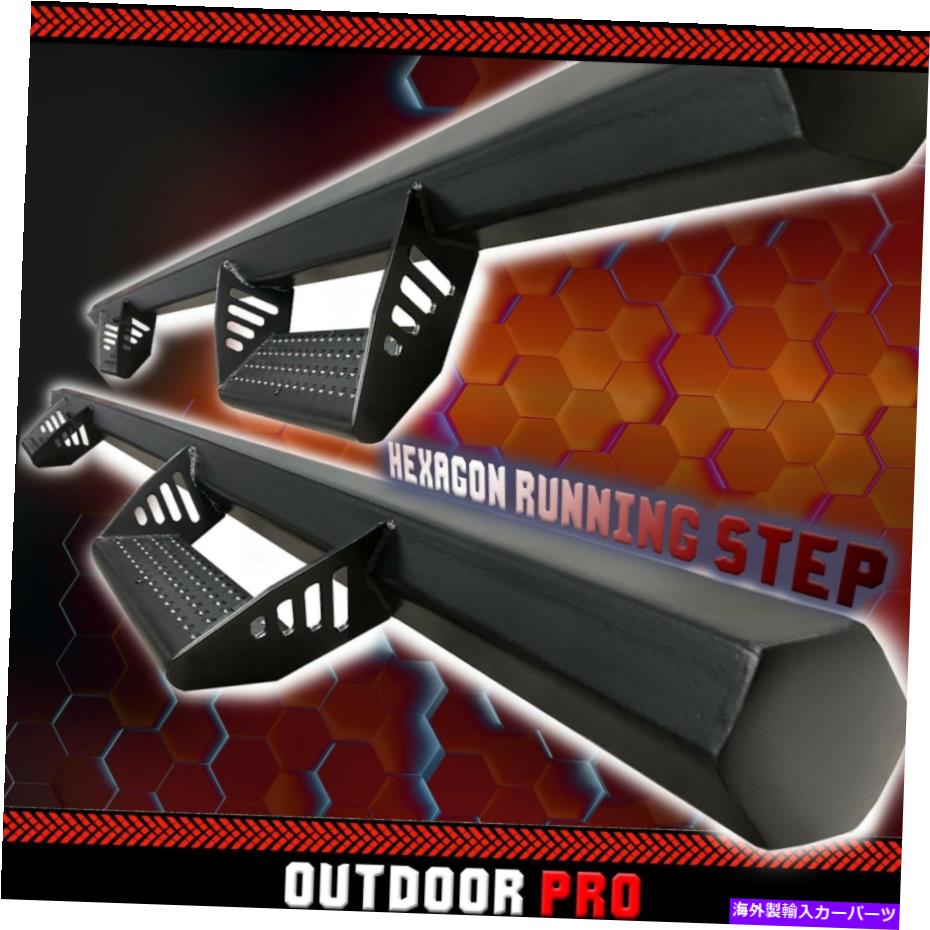 Nerf Bar Toyota Tundra Crewのヘックス07-21マックスBlkランニングボードNERFバーステップ HEX 07-21 For Toyota Tundra Crew Max Blk Running Boards Nerf Bar Steps【並行輸入品】