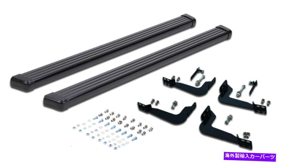 Nerf Bar ランニングボードサイドステップブラックフィット2001-2004トヨタタコマダブルキャブクルーキャブ Running Boards Side Step Black Fit 2001-2004 Toyota Tacoma Double CAB Crew Cab【並行輸入品】