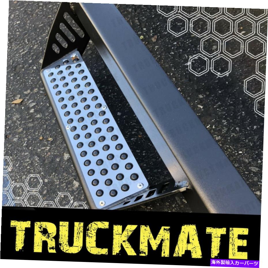 Nerf Bar フィット15-18フォードF150スーパークルーキャブヘックスランニングボードクロムステップナーフバー Fit 15-18 Ford F150 Super Crew Cab HEX Running Board Chrome Steps Nerf Bars【並行輸入品】