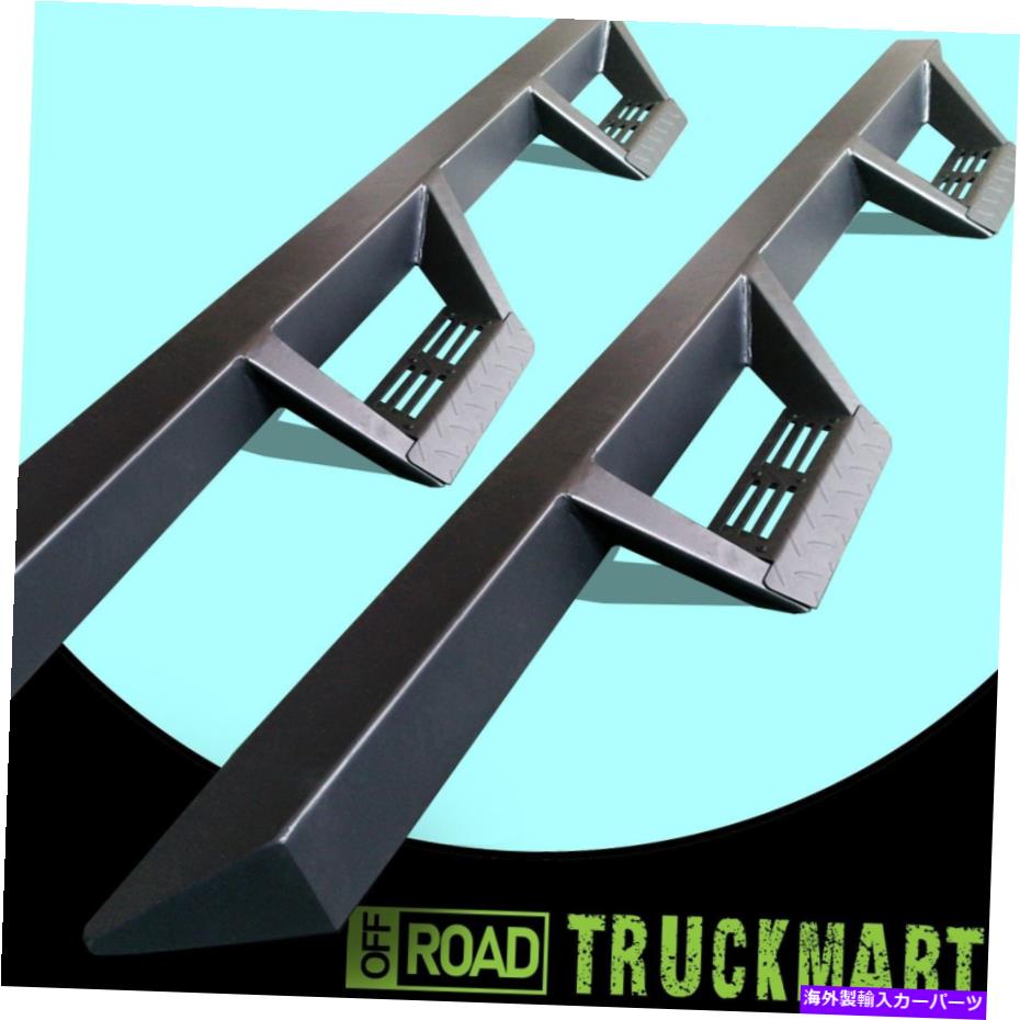 Nerf Bar 2008-2021トヨタトゥンドラクルーキャブトライスタイルサイドレールランニングボードのステップ 2008-2021 For Toyota Tundra CREW Cab Tri Style Side Rails Steps Running Boards【並行輸入品】｜Us Custom Parts Shop USDM