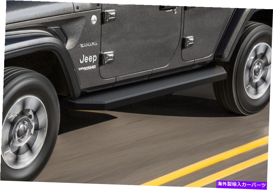 Nerf Bar ステインブラック6 "IBOARDサイドナーフバーフィット18-22ジープラングラーJL 4DR Stain Black 6" iBoard Side Nerf Bar Fit 18-22 Jeep Wrangler JL 4Dr【並行輸入品】｜Us Custom Parts Shop USDM