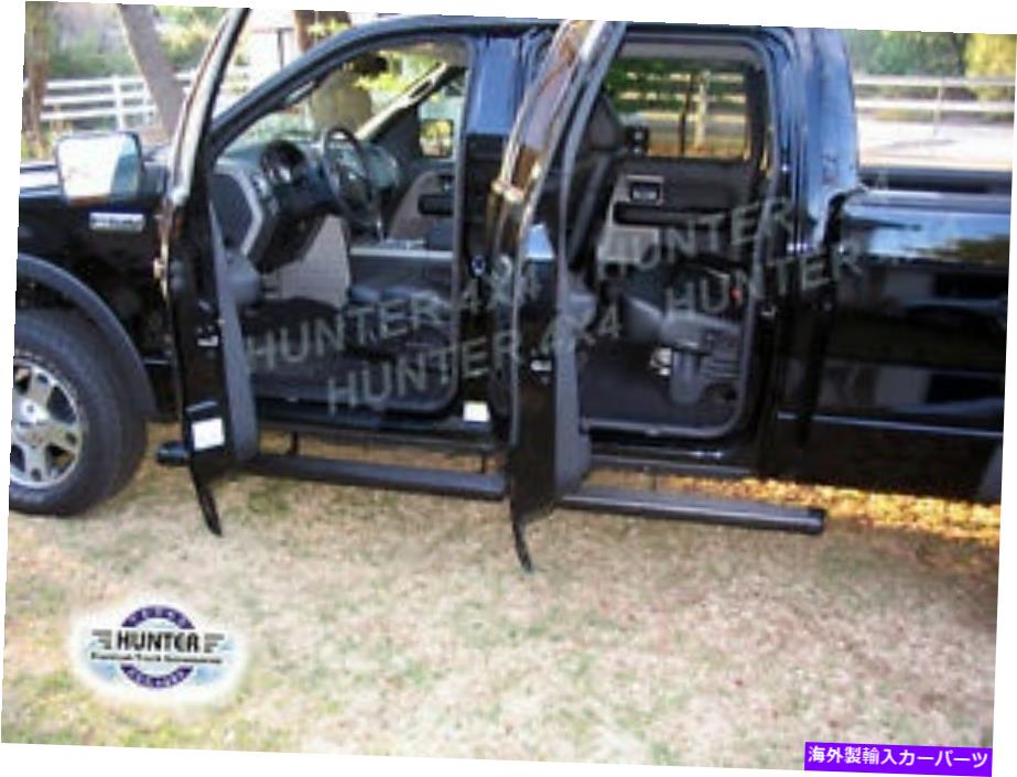 Nerf Bar フィット99-16フォードF-250 F350スーパーデューティランニングボードステップ拡張タクシーハンター Fits 99-16 Ford F-250 F350 Super Duty Running Boards Steps Extended Cab Hunter【並行輸入品】