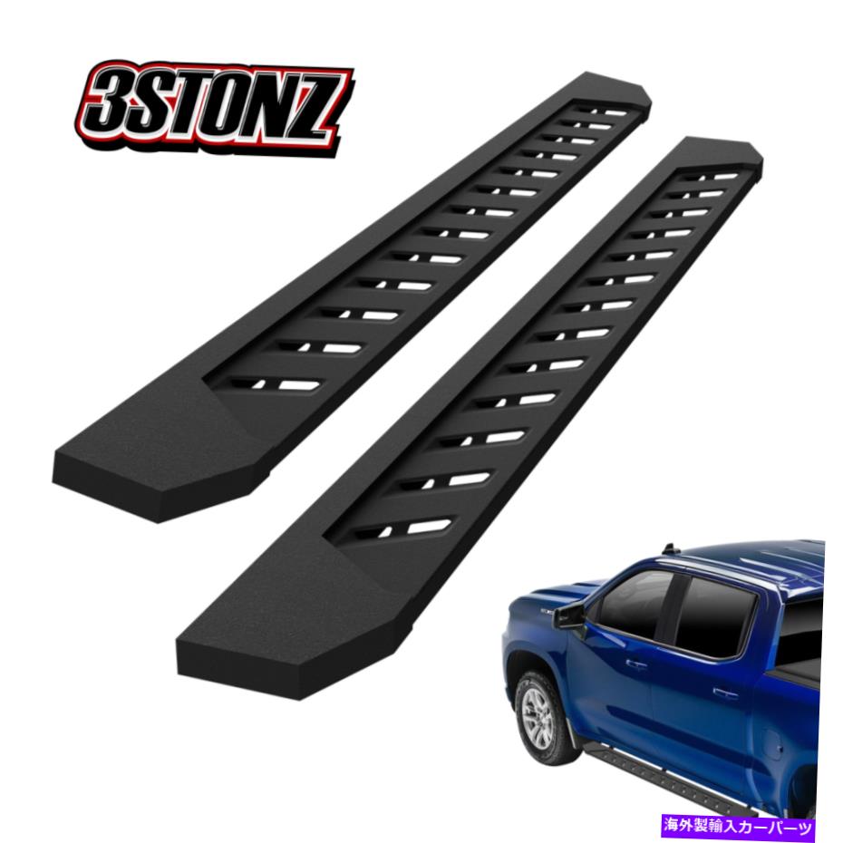 Nerf Bar 17-22フォードF250 F350スーパークルーキャブブラックサイドステップナーフバーのランニングボード Running Board For 17-22 Ford F250 F350 Super Crew Cab Black Side Step Nerf Bar【並行輸入品】