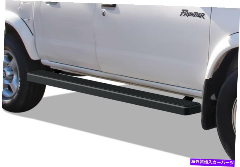 Nerf Bar iboardランニングボード5インチマットブラックフィット99-04日産フロンティアクルーキャブ iBoard Running Boards 5 inches Matte Black Fit 99-04 Nissan Frontier Crew Cab【並行輸入品】