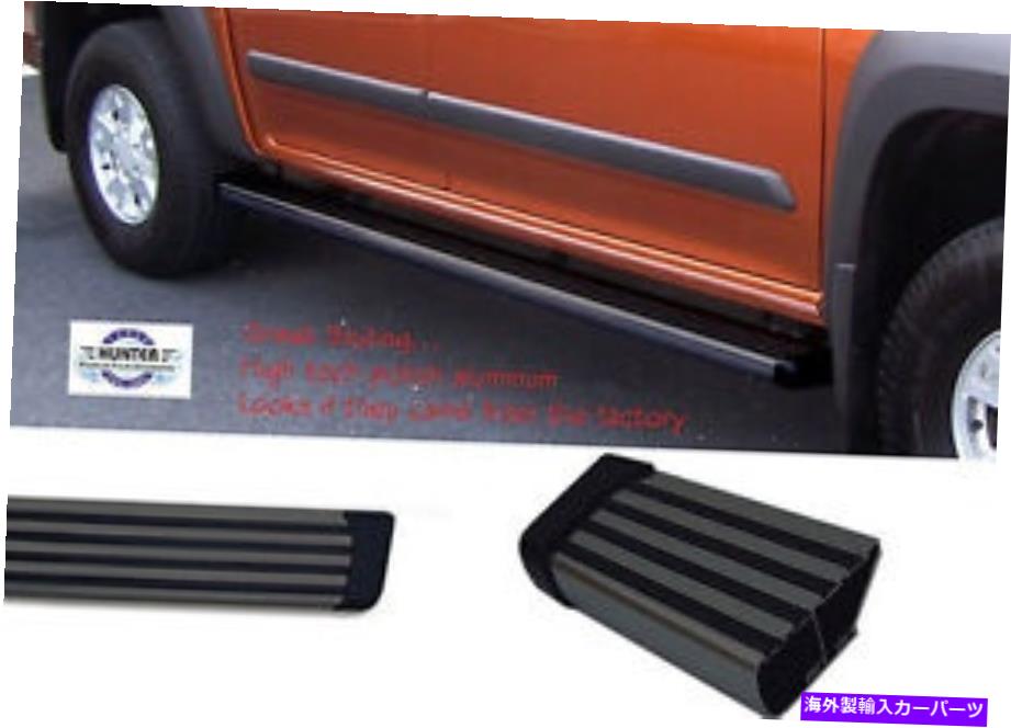Nerf Bar ランニングボードサイドステップバーブラックフィット2001-2003フォードF-150スーパークルーキャブ Running Boards Side Step Bar Black Fit 2001-2003 Ford F-150 Super Crew Cab【並行輸入品】