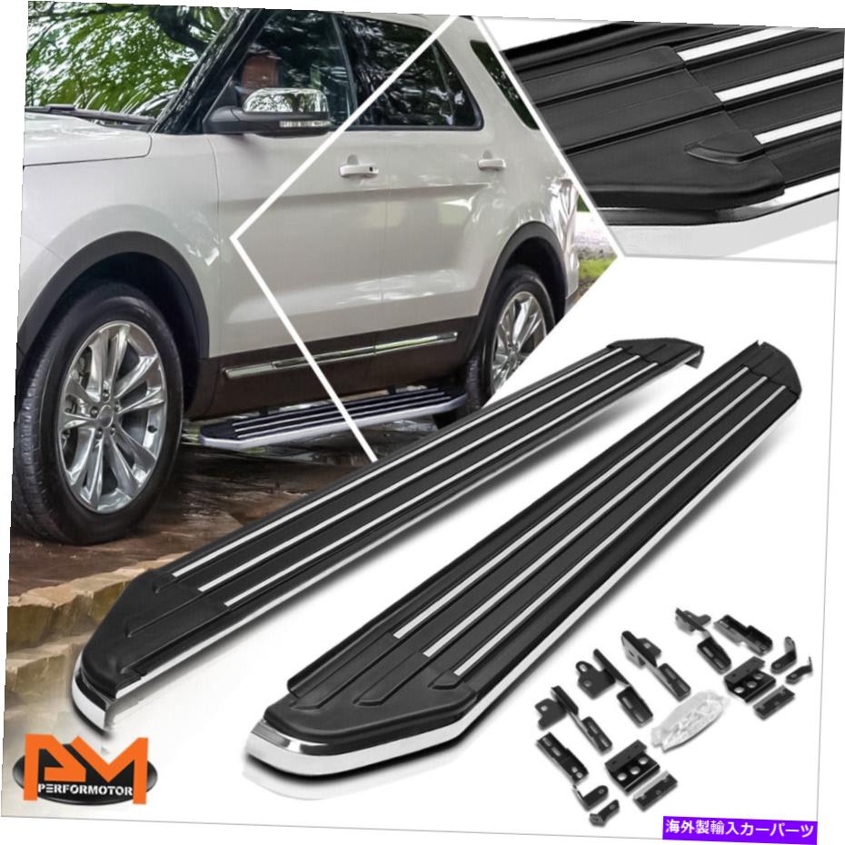 Nerf Bar 11-19のフォードエクスプローラーアルミニウムサイドステップナーフバー5.5 "ランニングボードブラック For 11-19 Ford Explorer Aluminum Side Step Nerf Bar 5.5" Running Boards Black【並行輸入品】｜Us Custom Parts Shop USDM