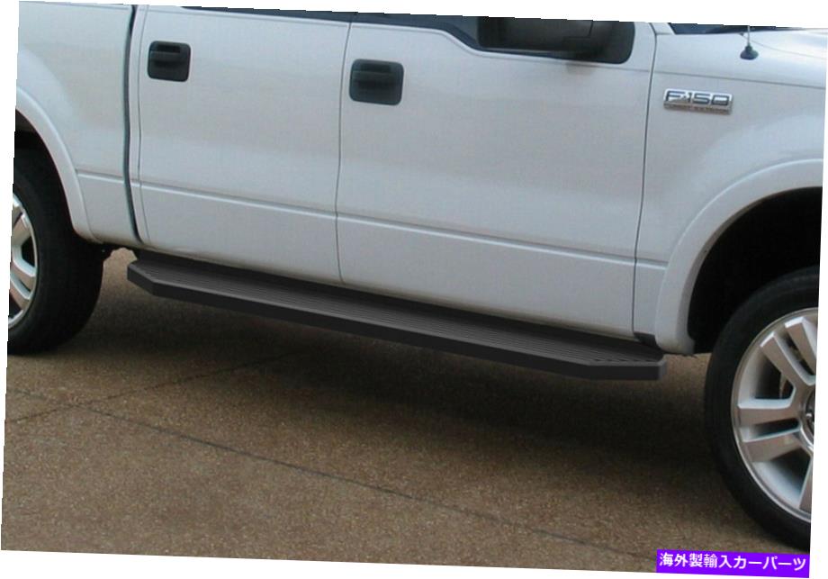 Nerf Bar iboardブラックランニングボードスタイルフィット04-08フォードF150スーパークルーキャブ iBoard Black Running Boards Style Fit 04-08 Ford F150 SuperCrew Cab【並行輸入品】
