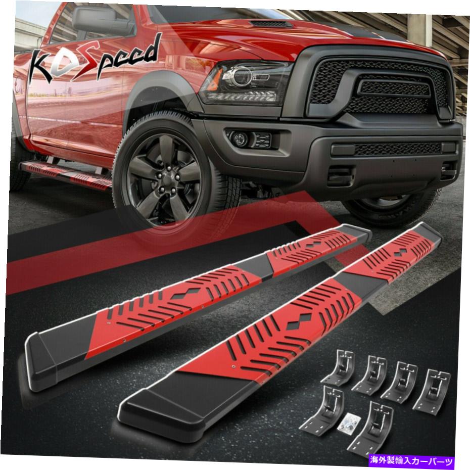 Nerf Bar 5.5 "09-22ダッジRAM 1500-3500クルーキャブ用のフラットサイドステップバーランニングボード 5.5" Flat Side Step Bar Running Boards for 09-22 Dodge Ram 1500-3500 Crew Cab【並行輸入品】｜Us Custom Parts Shop USDM