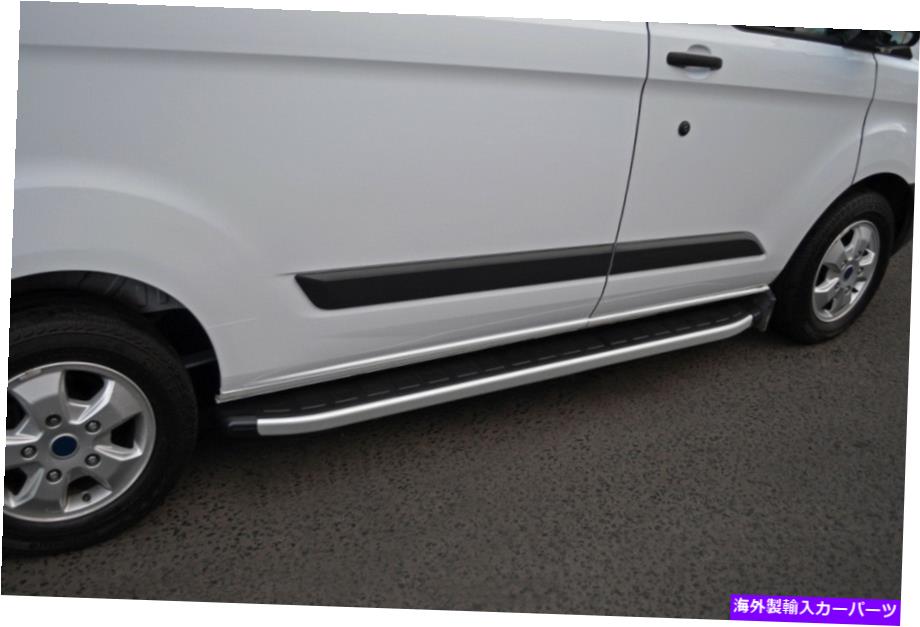 Nerf Bar アルミニウムサイドステップバーランニングボードがSWBフォードトランジットカスタム(2012+)に適合する Aluminium Side Steps Bars Running Boards To Fit SWB Ford Transit Custom (2012+)【並行輸入品】