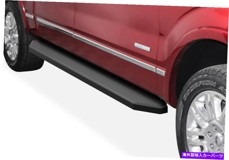 Nerf Bar iboardブラックランニングボードスタイルフィット09-14フォードF150スーパークルーキャブ iBoard Black Running Boards Style Fit 09-14 Ford F150 SuperCrew Cab【並行輸入品】