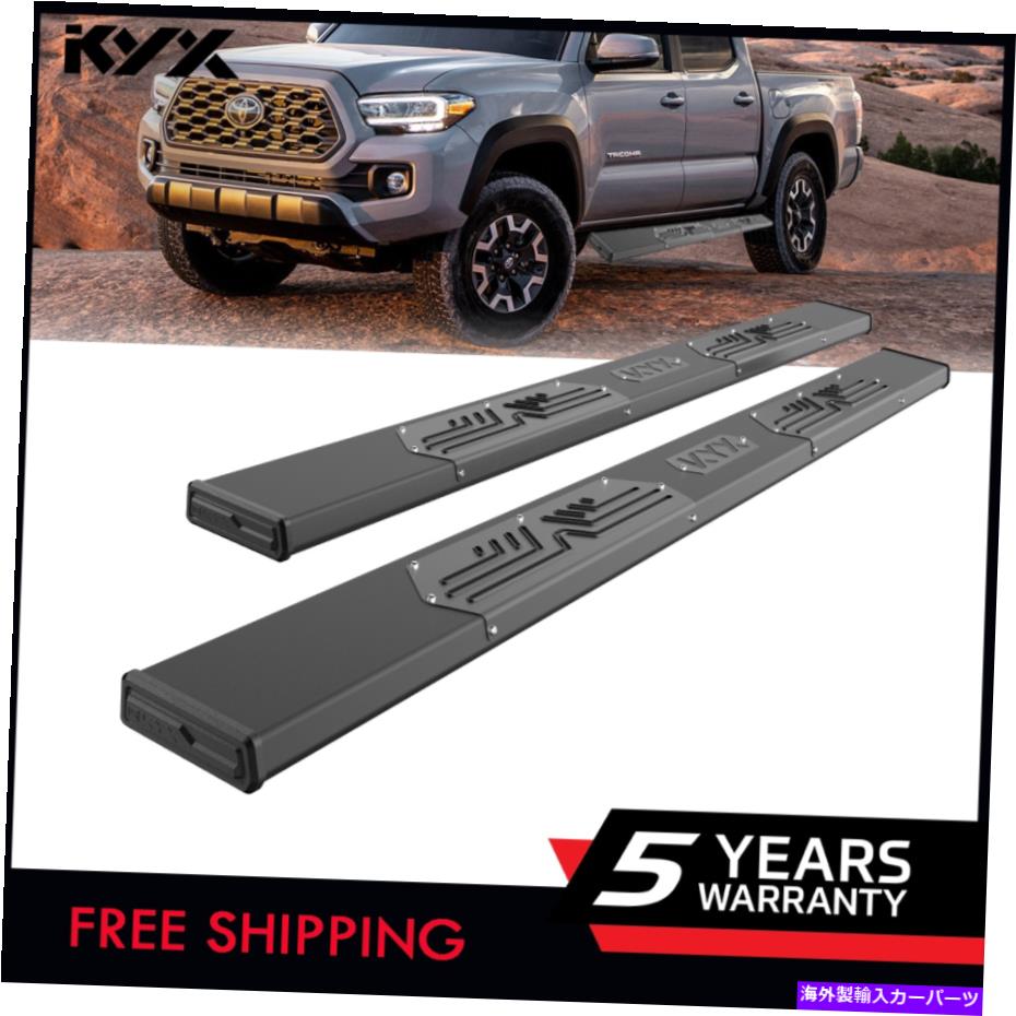 Nerf Bar 2005-2022トヨタタコマダブルキャブ6 "ネルフバーサイドステップkyxのランニングボード Running Boards For 2005-2022 Toyota Tacoma Double Cab 6" Nerf Bar Side Steps KYX【並行輸入品】｜Us Custom Parts Shop USDM