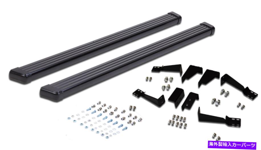 Nerf Bar フィット88-98 CKシルバラードシエラ拡張キャブブラックランニングサイドステップボード Fits 88-98 CK Silverado Sierra Extended Cab Black Running Side Step Boards【並行輸入品】