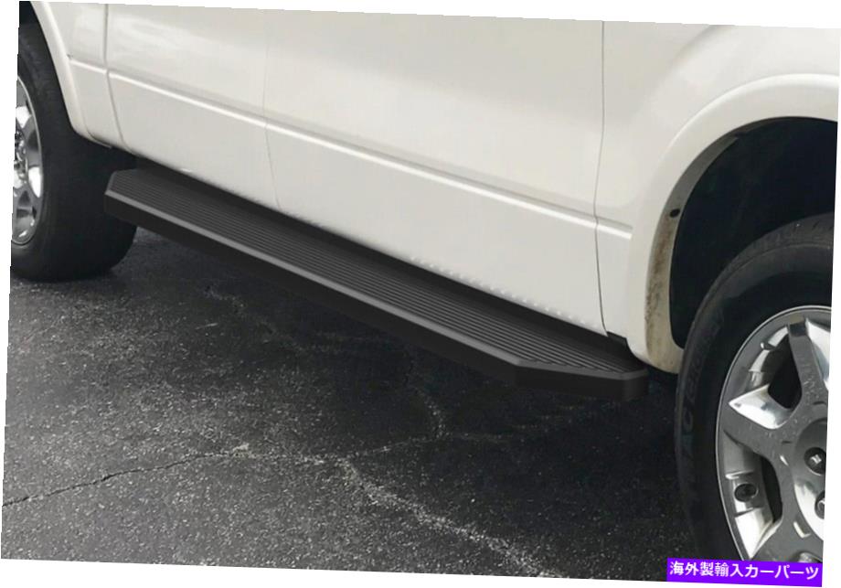 Nerf Bar iboardブラックランニングボードスタイルフィット09-14フォードF150スーパークルーキャブ iBoard Black Running Boards Style Fit 09-14 Ford F150 SuperCrew Cab【並行輸入品】