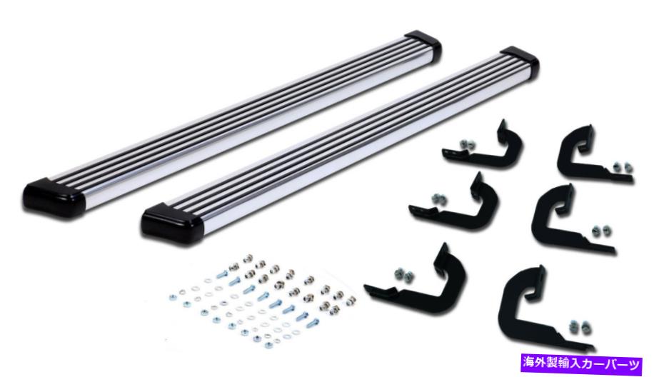 Nerf Bar ランニングボードは05-08シボレーエクイノックスサイドステップバークロムポリッシュアルミニウム Running Boards Fits 05-08 Chevy Equinox Side Steps Bar Chrome Polished Aluminum【並行輸入品】