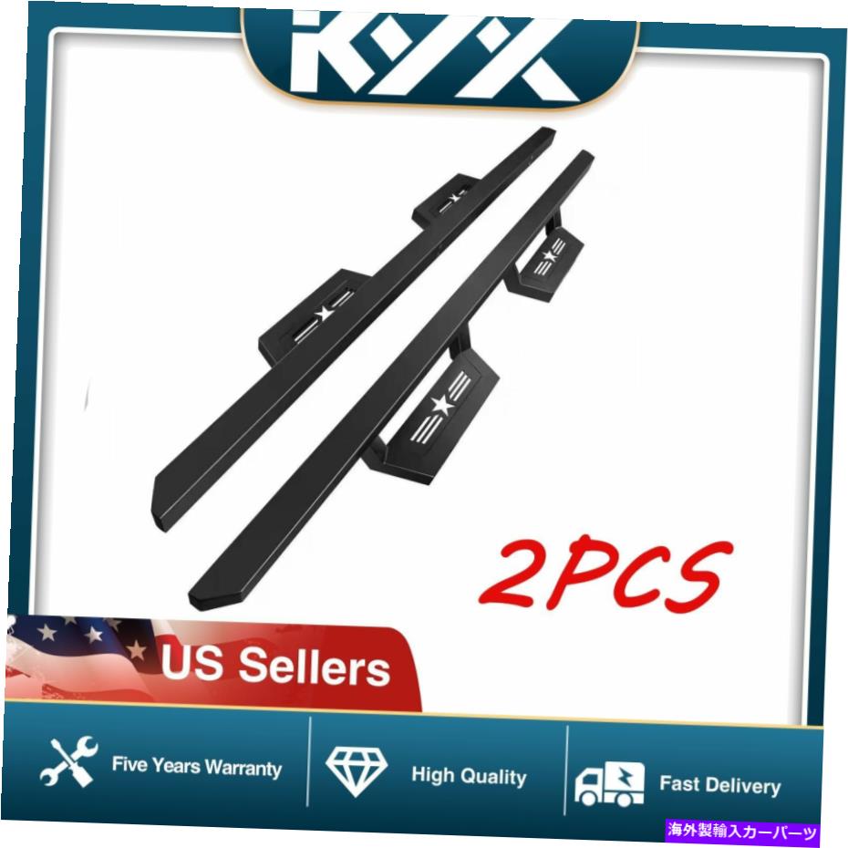 Nerf Bar 07-21トヨタツンドラクルーマックストライアングランニングボードサイドステップナーフバーマット For 07-21 Toyota Tundra Crew MAX Triangle Running Board Side Step Nerf Bar matte【並行輸入品】｜Us Custom Parts Shop USDM