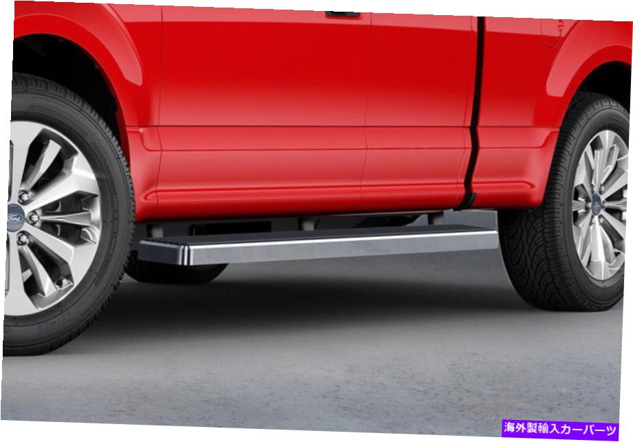 Nerf Bar iboard洗練されたスチールナーフバーフィット15-22フォードF150スーパーキャブ＆17-22 F250 iBoard Polished Steel Nerf Bars Fit 15-22 Ford F150 Super Cab & 17-22 F250【並行輸入品】