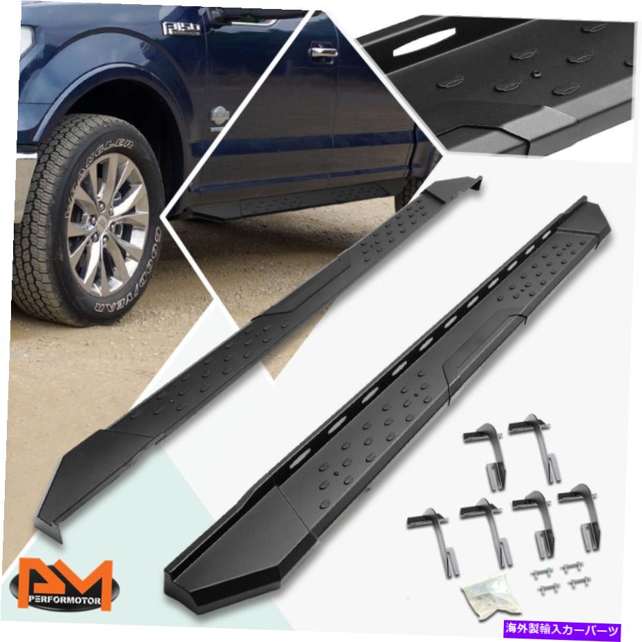 Nerf Bar 15-20フォードF150/スーパーデューティクルーキャブ5.5 "サイドステップナーフバーランニングボード For 15-20 Ford F150/Super Duty Crew Cab 5.5" Side Step Nerf Bar Running Board【並行輸入品】｜Us Custom Parts Shop USDM