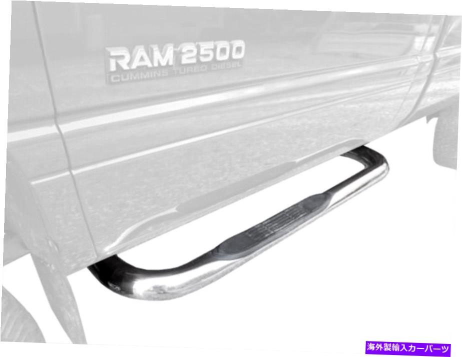 Nerf Bar 1994年から2001年のRAM 1500/ 1994-2002 2500/3500 REG CAB 3 ''ステンレスサイドステップバー For 1994-2001 Ram 1500/ 1994-2002 2500/3500 Reg Cab 3'' Stainless Side Step Bars【並行輸入品】｜Us Custom Parts Shop USDM