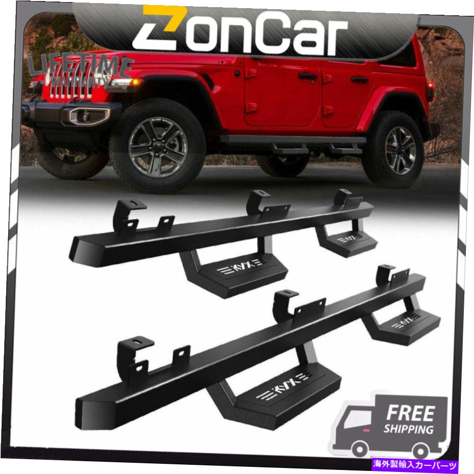 Nerf Bar 2018-2021ランニングボードランガーJL 4ドア5 ''ステップレールnerfバー KYX Running Boards for 2018-2021 Wrangler JL 4 Door 5 '' Step Rails Nerf Bars【並行輸入品】