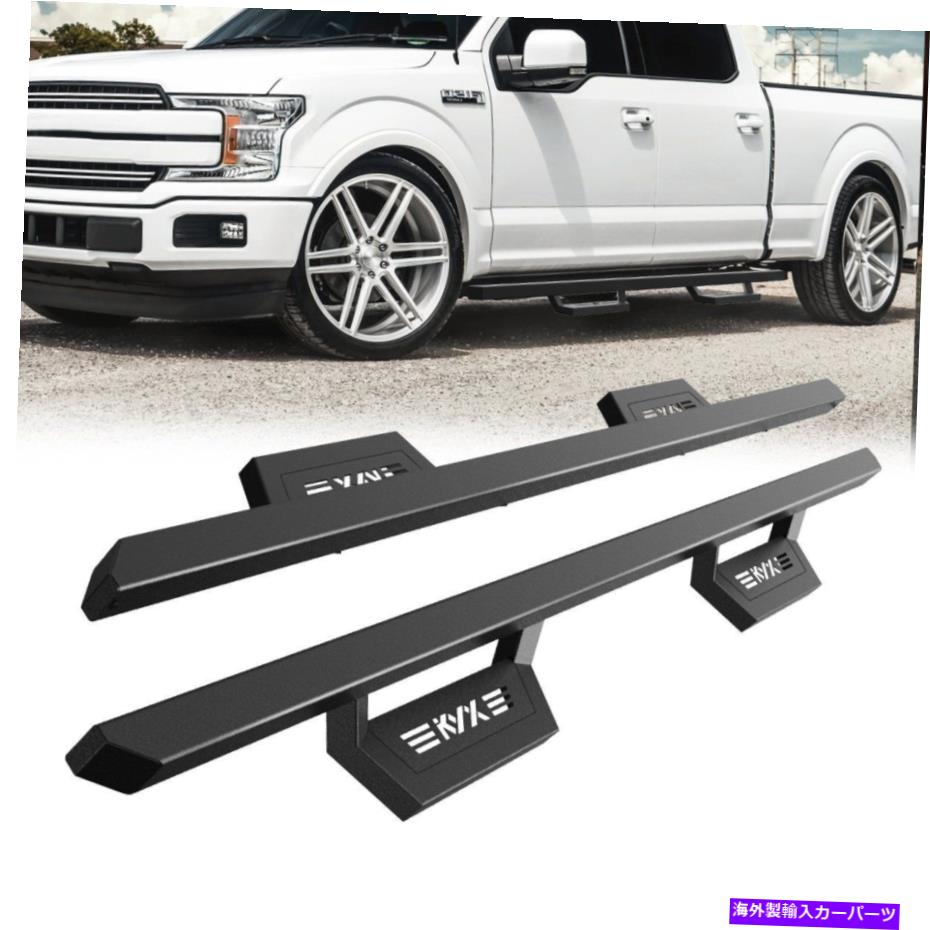 Nerf Bar 2007-2021トヨタツンドラクルーキャブランニングボードサイドステップナーフバーマット For 2007-2021 Toyota Tundra Crew cab Running Board Side Step Nerf Bar matte【並行輸入品】