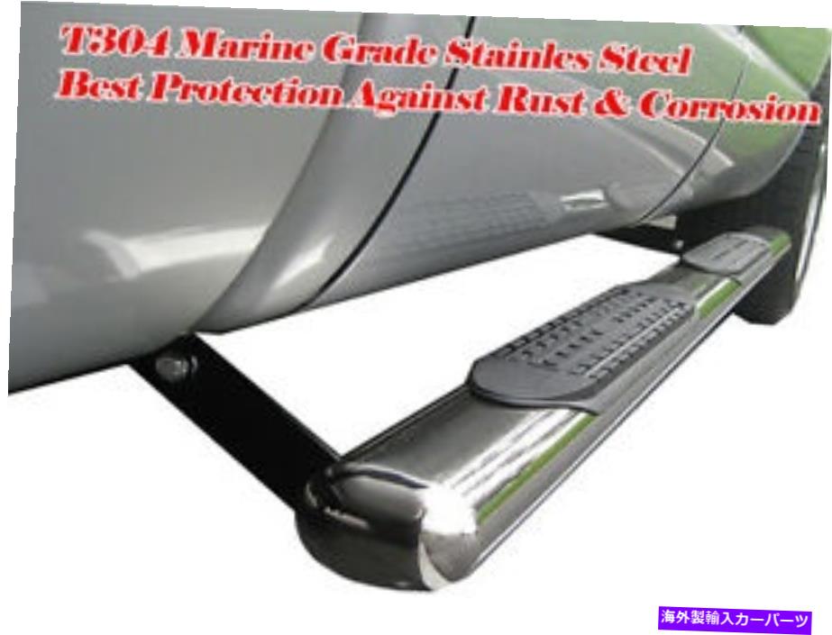 Nerf Bar 09-2014 FORD F150 SUPER CAB 4IN OVALステンレスサイドステップバーランニングボード 09-2014 Ford F150 Super Cab 4in Oval Stainless Side Step Bars Running Board【並行輸入品】