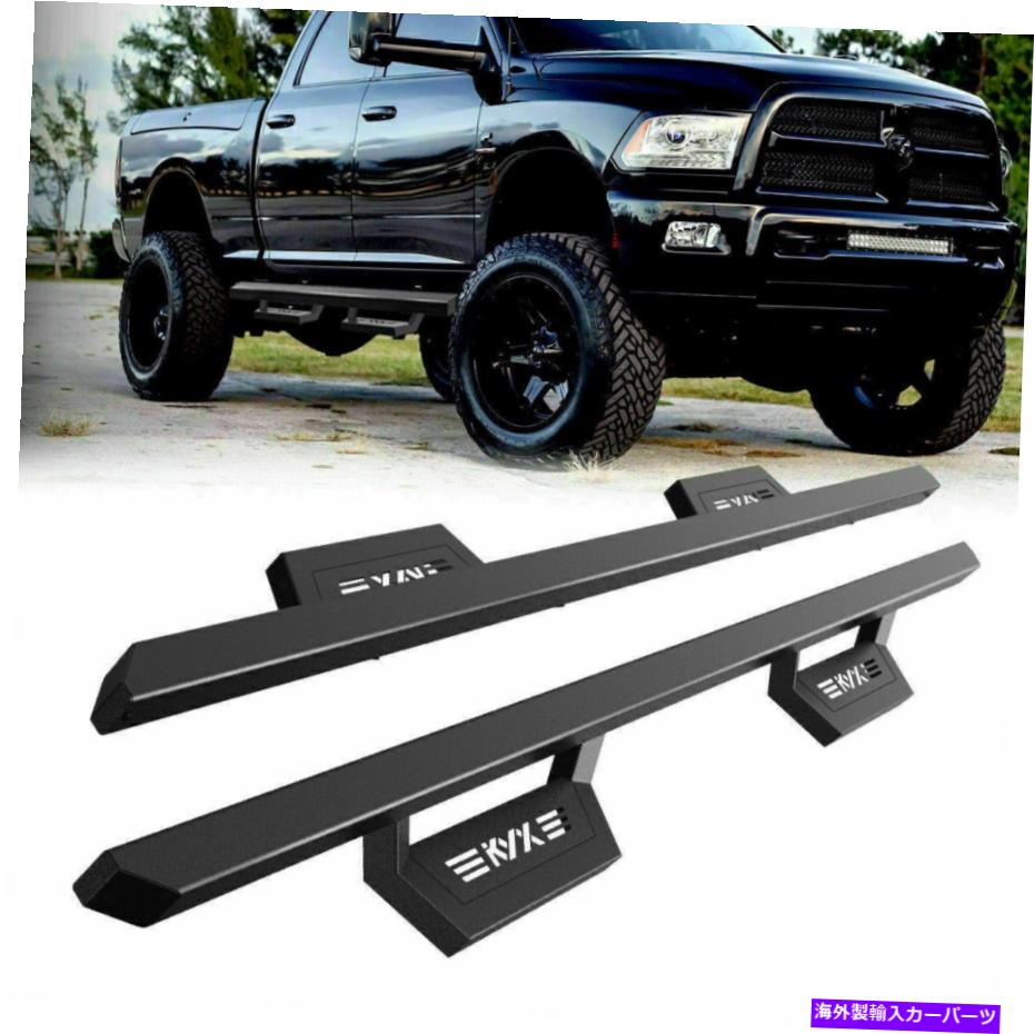 Nerf Bar 07-21トヨタツンドラクルーマックストライアングランニングボードサイドステップナーフバーマット For 07-21 Toyota Tundra Crew MAX Triangle Running Board Side Step Nerf Bar matte【並行輸入品】