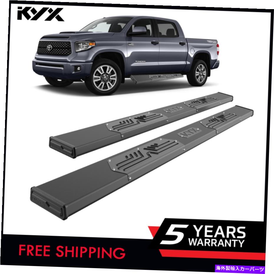 Nerf Bar 2007-2021トヨタツンドラクルーマックスキャブ6 "ナーフバーサイドステップのランニングボード Running Boards For 2007-2021 Toyota Tundra Crewmax Cab 6" Nerf Bar Side Steps【並行輸入品】｜Us Custom Parts Shop USDM