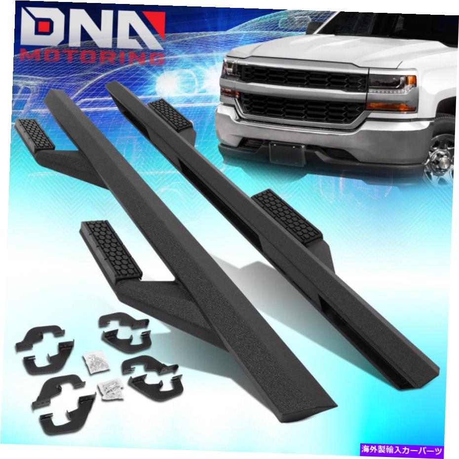 Nerf Bar 2007-2019シルバラードシエラクルーキャブ3 "ODマットナーフステップバーランニングボード FOR 2007-2019 SILVERADO SIERRA CREW CAB 3"OD MATTE NERF STEP BAR RUNNING BOARD【並行輸入品】｜Us Custom Parts Shop USDM