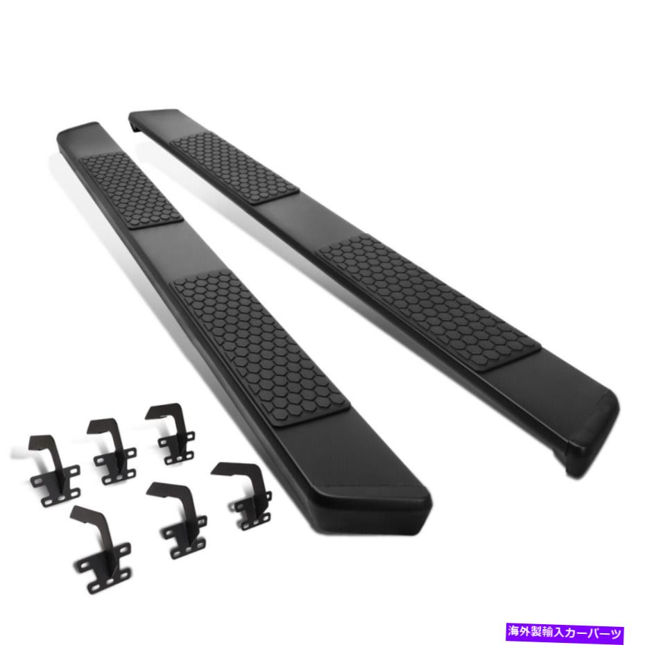 Nerf Bar 2PCS 2019-2021ラムトラック1500クルーキャブ用のステンレスステップバーランニングボード 2PCS STAINLESS STEP BAR RUNNING BOARDS FOR 2019-2021 RAM TRUCK 1500 CREW CAB【並行輸入品】