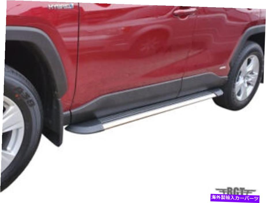 Nerf Bar BGTブラシ付きアルミニウムH2ランニングボード| 2019-2020フォルクスワーゲンティグアンに適合 BGT Brushed Aluminum H2 Running Boards | Fits 2019-2020 Volkswagen Tiguan【並行輸入品】