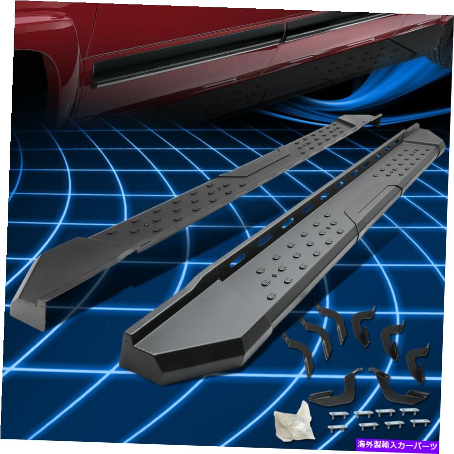 Nerf Bar 07-20のTundra Extended Crew Cab 5.5 "ブラックロープロファイルステップバーランニングボード For 07-20 Tundra Extended Crew Cab 5.5" Black Low Profile Step Bar Running Board【並行輸入品】｜Us Custom Parts Shop USDM
