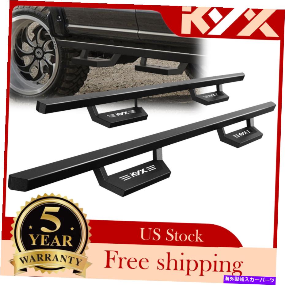 Nerf Bar 2007年から2018年のシルバラード /シエラ1500エクステンデッドキャブのランニングボードサイドステップバー Running Boards Side Step Bars For 2007-2018 Silverado / Sierra 1500 Extended Cab【並行輸入品】