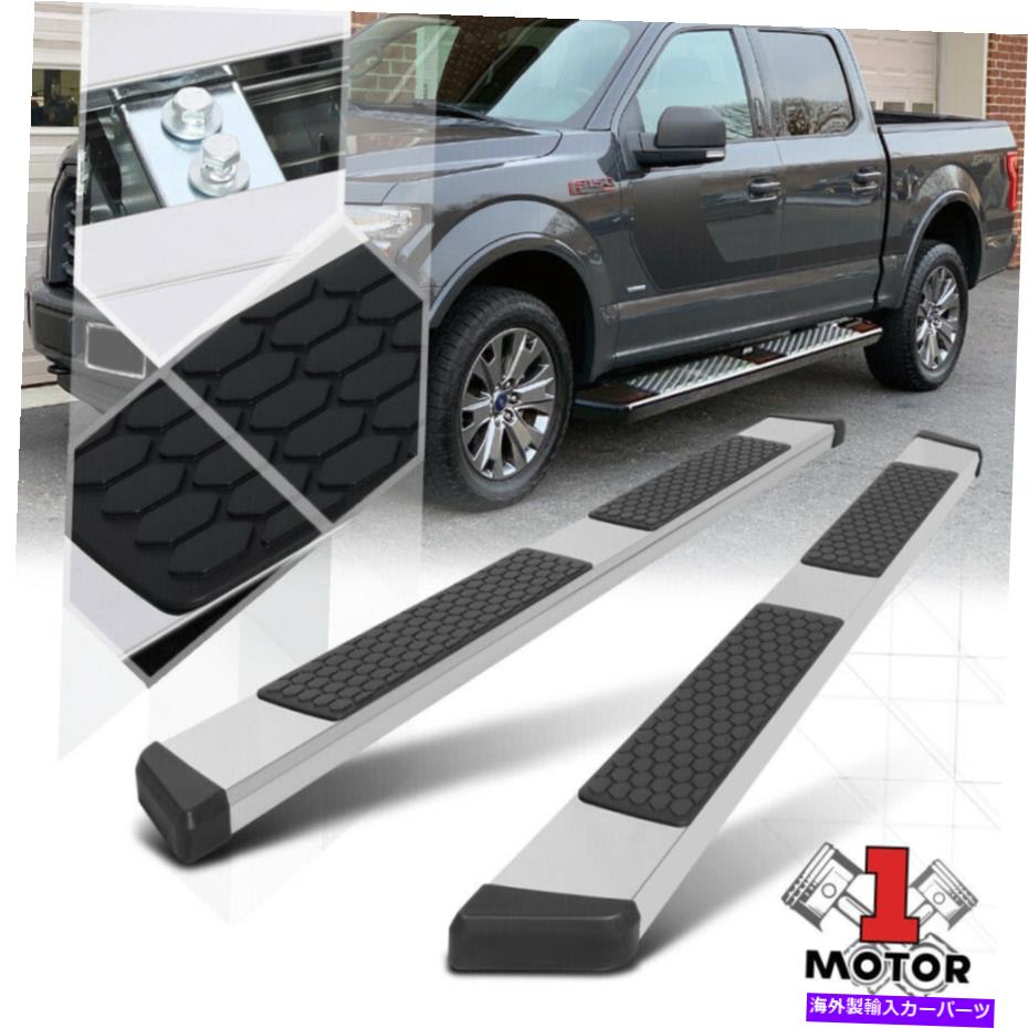 Nerf Bar 15-22 F250/F350クルーキャブ用のステンレスランニングボード5 "サイドステップnerfバー Stainless Steel Running Board 5" Side Step Nerf Bar for 15-22 F250/F350 Crew Cab【並行輸入品】｜Us Custom Parts Shop USDM