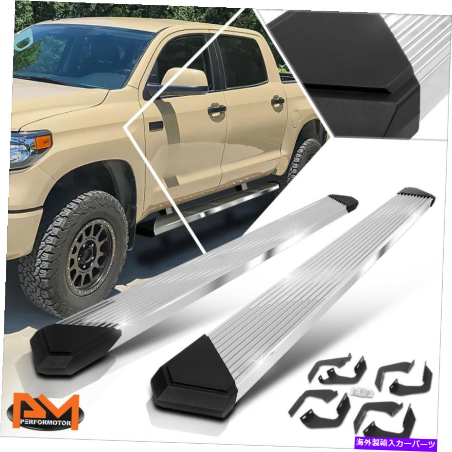 Nerf Bar 07-21のTundra Extended Crew Cab 6 "プリーツステップパッドナーフバーランニングボード For 07-21 Tundra Extended Crew Cab 6" Pleated Step Pad Nerf Bar Running Boards【並行輸入品】｜Us Custom Parts Shop USDM 100,980円