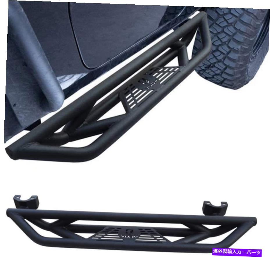 Nerf Bar ランニングボードNERFバーサイドステップフィット2007-2018ジープラングラーJK 2ドア（ペア） Running Boards Nerf Bars Side Step Fit 2007-2018 Jeep Wrangler JK 2-Door(Pair)【並行輸入品】