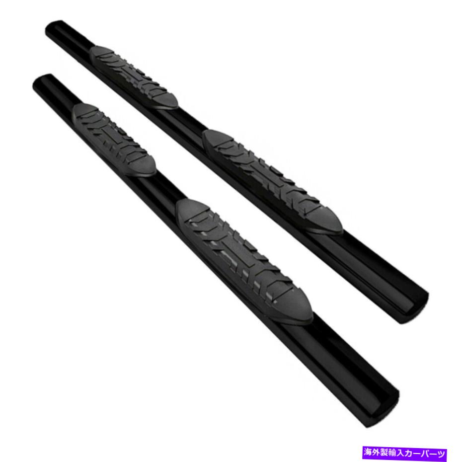 Nerf Bar 新しい5 ''楕円形の黒いサイドステップ2007-2021トヨタツンドラダブルキャブのためのnerfバー New 5'' Oval Black Side Step Nerf Bars For 2007-2021 Toyota Tundra Double Cab【並行輸入品】