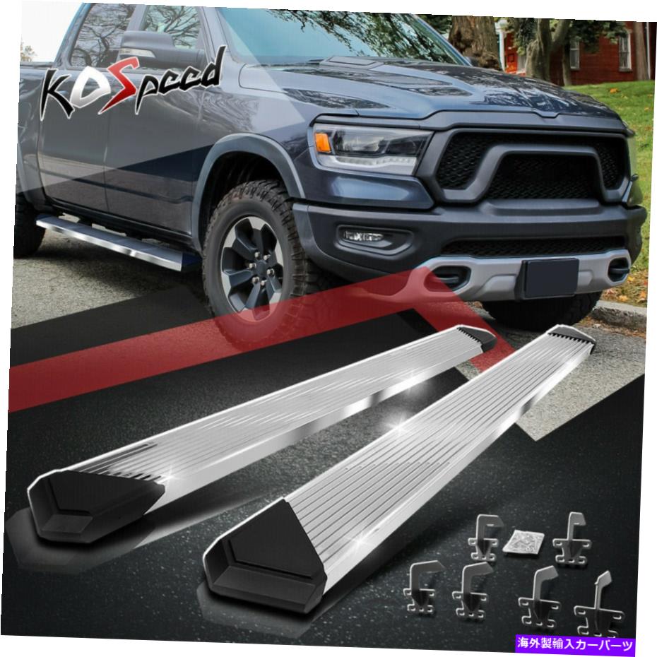 Nerf Bar 6 "SSプリーツプリーツナーフステップバーランニングボード19-22ダッジラム1500トラッククルーキャブ 6"SS Pleated Nerf Step Bar Running Board for 19-22 Dodge Ram 1500 Truck Crew Cab【並行輸入品】｜Us Custom Parts Shop USDM